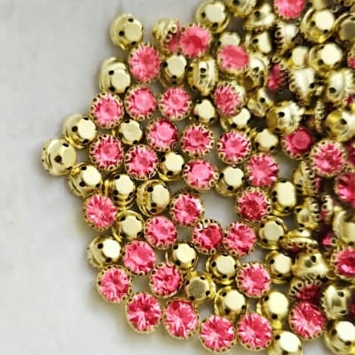 Cristal 4mm Rosado1