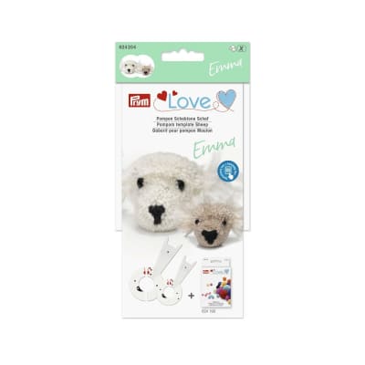 Plantilla de Pompones Oveja Emma