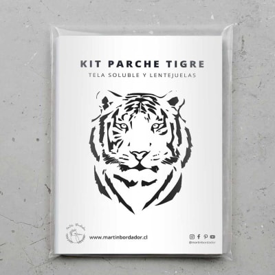 Parche Soluble en agua Tigre1