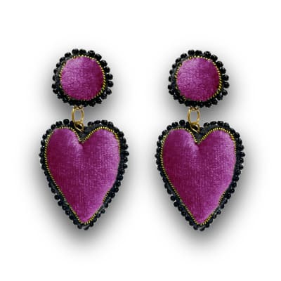 Kit Aros Corazón terciopelo