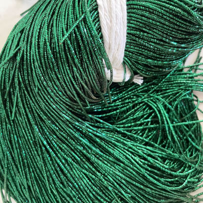 Alambre Frances bullion brillante Verde