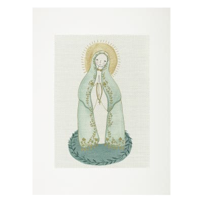 Lienzo para bordar Virgen de Fátima1