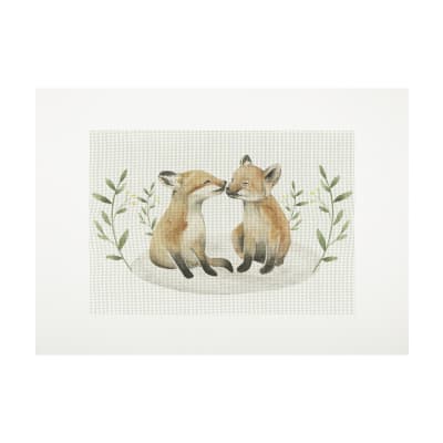 Lienzo para bordar Zorritos Patagónicos