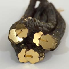 Lentejuela Jazmin 6mm Oro 01 metalica