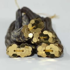 Lentejuela Jazmin 8mm Oro 01 metalica