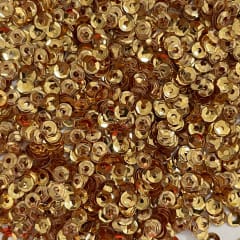 Lentejuela 3mm Oro 01 Metálico