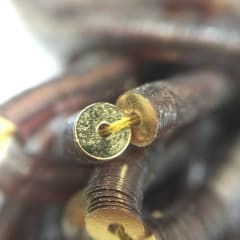 Lentejuela 4mm Oro metálico