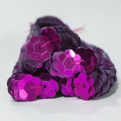 Lentejuela Jazmin 8mm Fucsia 06 metalica