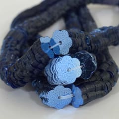 Lentejuela Jazmin 6mm Azul cielo 07 metálico