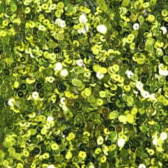 Lentejuela 3mm Verde Limón 08. metálico