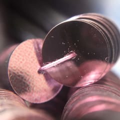 Lentejuela 10mm Rosa Metálico