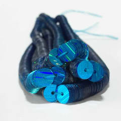 Lentejuela 5mm Azul Turquesa 1014 HR