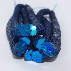 Lentejuela Jazmin 6mm Azul turquesa 1014 HR