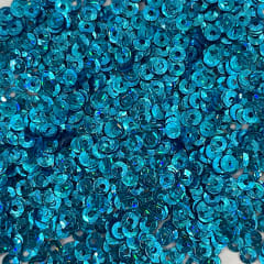 Lentejuela 3mm Azul turquesa 1014 HR