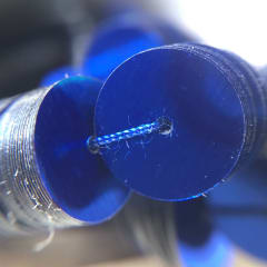 Lentejuela 8mm metálica Azul rey
