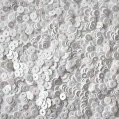 Lentejuela 3mm blanco nacarado