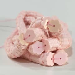 Lentejuela Jazmin 6mm nacarado rosa 203
