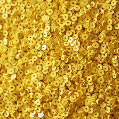 Lentejuela 3mm Amarillo Nacarado