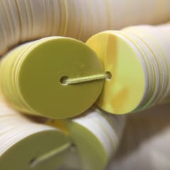 Lentejuela 10mm Amarillo Nacarado