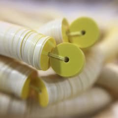 Lentejuela 5mm Amarillo Nacarado