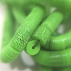 Lentejuela 4mm Verde fuerte transparente