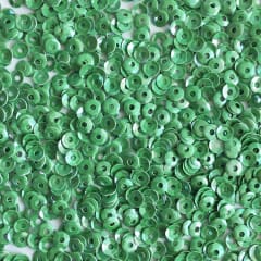 Lentejuela 3mm Verde Nacarado