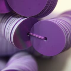Lentejuela 10mm Morado Nacarado