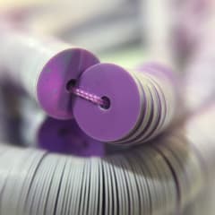 Lentejuela 5mm Morado Nacarado