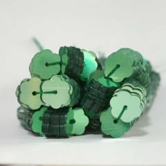 Lentejuela Jazmin 6mm  nacarado verde 218