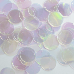 Lentejuela 20mm transparente Blanco 219