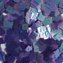 Lentejuela 6mm transparente Morado