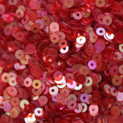 Lentejuela 3mm Rojo 227 transparente
