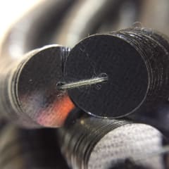 Lentejuela 8mm metálica Gris