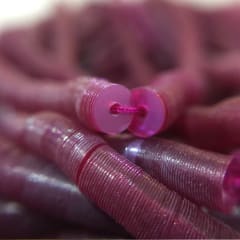 Lentejuela 5mm Rosa Oscuro Transparente