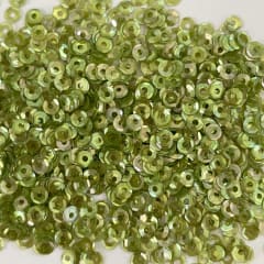 Lentejuela 3mm Verde 276 Transparente