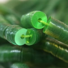 Lentejuela 5mm Verde Transparente