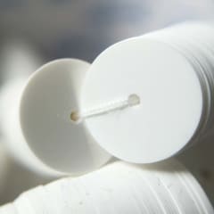 Lentejuela 8mm metálica Blanco