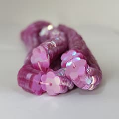 Lentejuela cazuela Jazmin 6mm 233 Rosa Aperlado