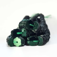 Lentejuela Jazmin 6mm Verde militar 25 metalica