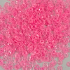 Lentejuela 3mm Rosa Transparente 258