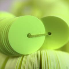 Lentejuela 8mm nacarado Amarillo