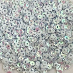 Lentejuela 3mm Blanco Perla Nacarado