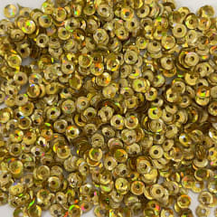 Lentejuela 3mm Oro Laser 301