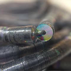 Lentejuela 3mm Plata Laser