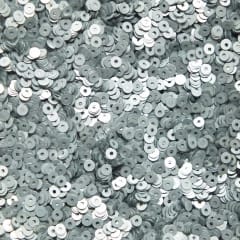 Lentejuela 3mm Plata mate