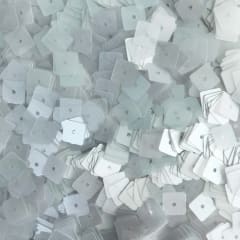 Lentejuela 6mm mate Plata