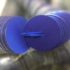 Lentejuela 8mm mate Azul Rey