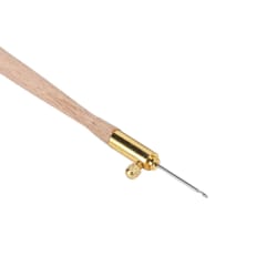 Ganchillo bordado Luneville beige