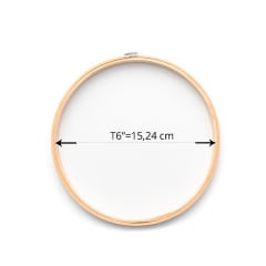 Aros para bordar madera N°6