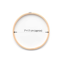 Aros para bordar madera N°7